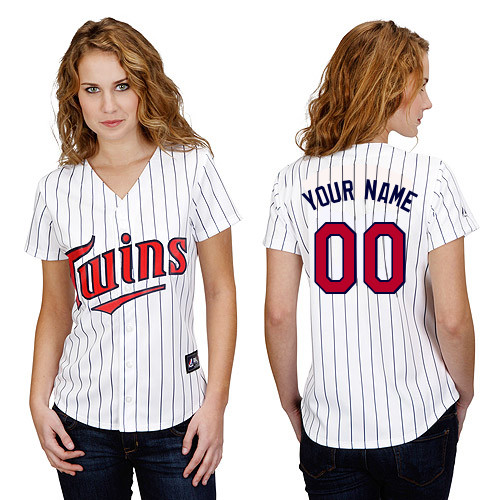 Customized Minnesota Twins Baseball Jersey-Women's Authentic Home White MLB Jersey